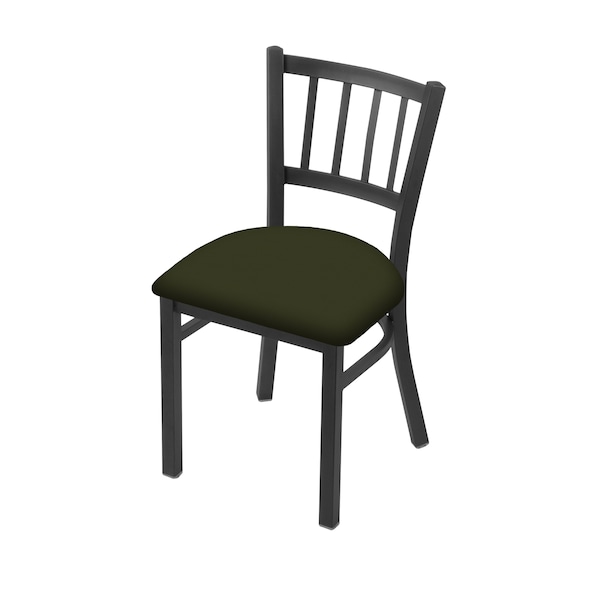 610 Contessa 18" Chair with Pewter Finish and Canter Pine Seat